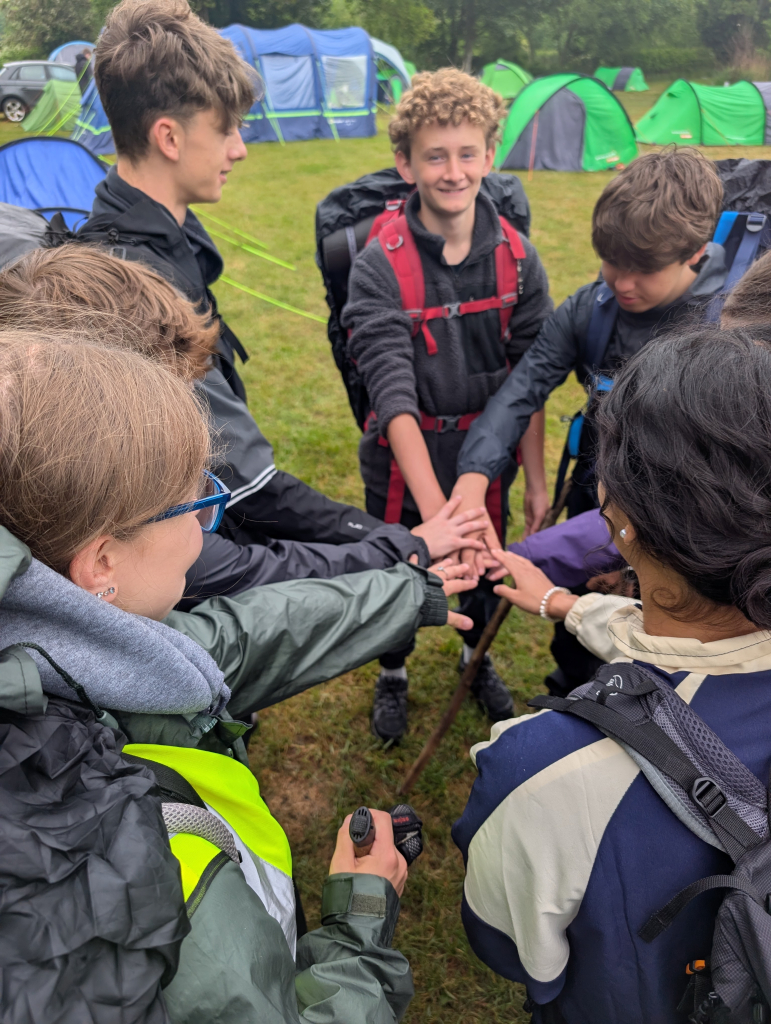 DofE hands in